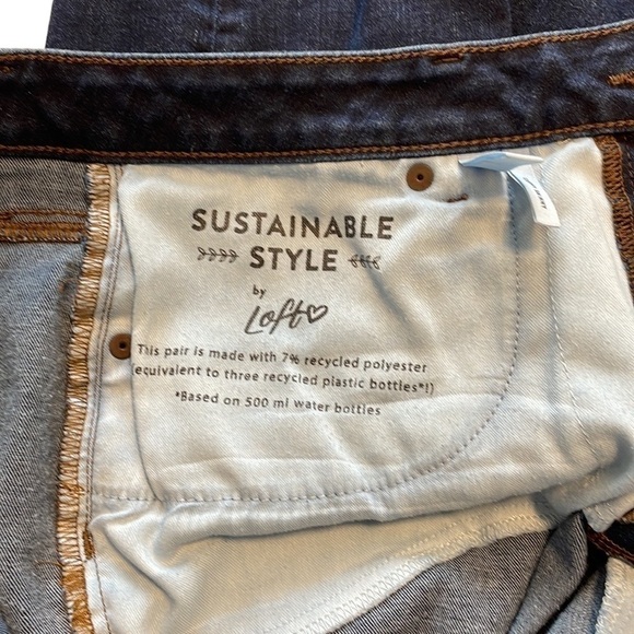 Loft Curvy Skinny Fit Jeans - Size 14 / 32 - Picture 6 of 12